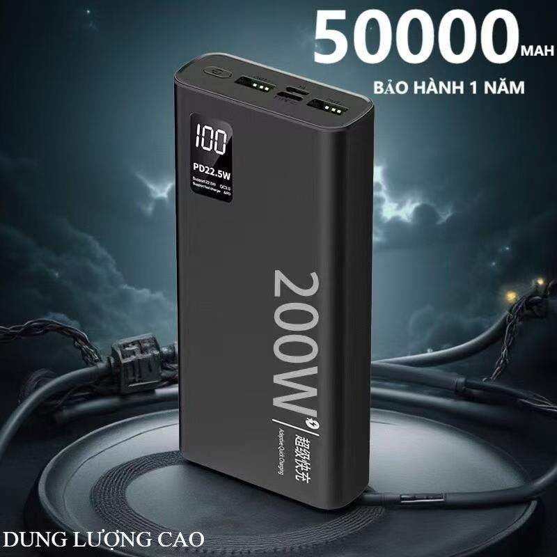 45sạc dự phòng pd120w 50000mah 80000mah pin dự phòng màn hình led tích hợp tích hợp