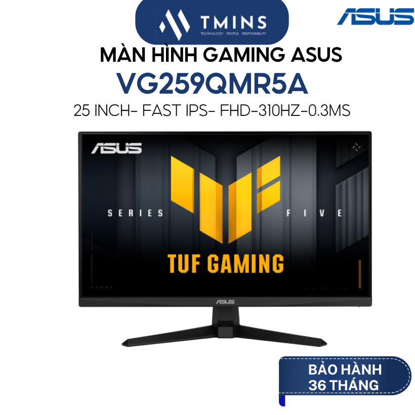 MÀN HÌNH GAMING ASUS 310HZ TUF VG259QMR5A (25 inch/FHD/Fast IPS/310Hz/0.3ms)