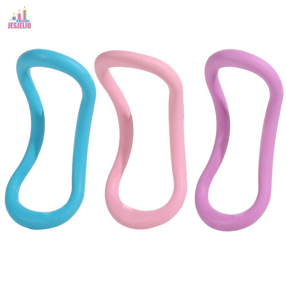 JESJELIU Fitness Stretch Yoga Ring, Vòng đeo vai mở TPE mềm Fascia Stretch Ring, Vòng tập thể dục Ph