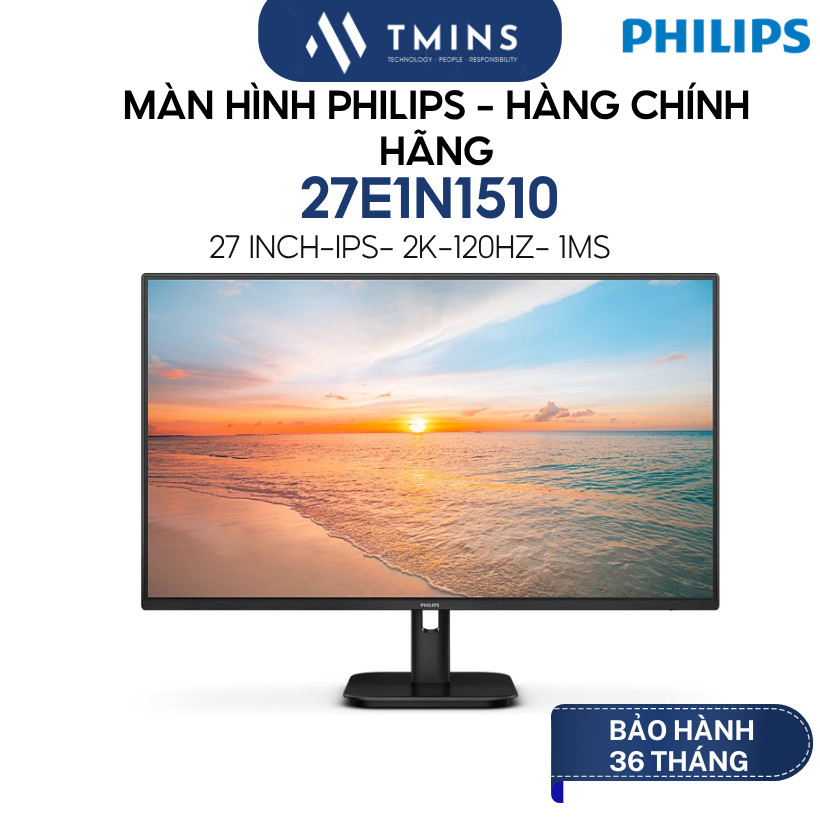 Màn hình PHILIPS 27E1N1510(27inch, IPS, QHD, 120Hz,1Ms) - Hàng chính hãng