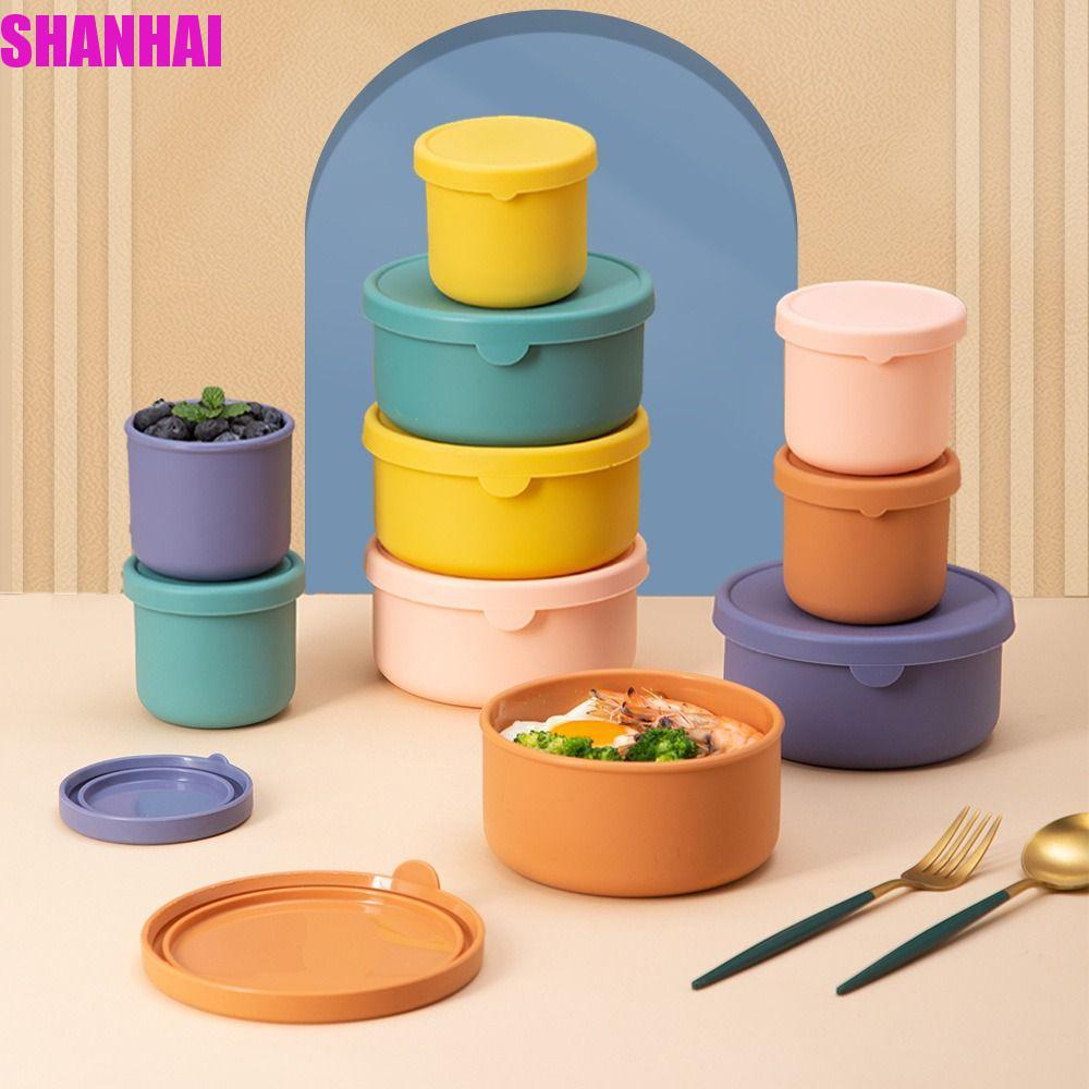 Hộp đựng thực phẩm SHANHAI, Hộp cơm trưa có thể tái sử dụng kín khí, Nắp nhiều màu chống rò rỉ BPA F