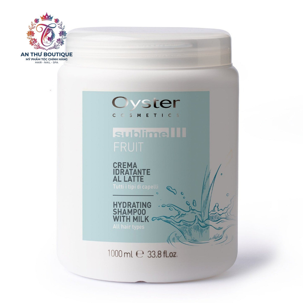 Kem ủ dưỡng tóc kèm sữa Oyster Sublime Fruit HYDRATING CREAM WITH MILK 1000ml .AT