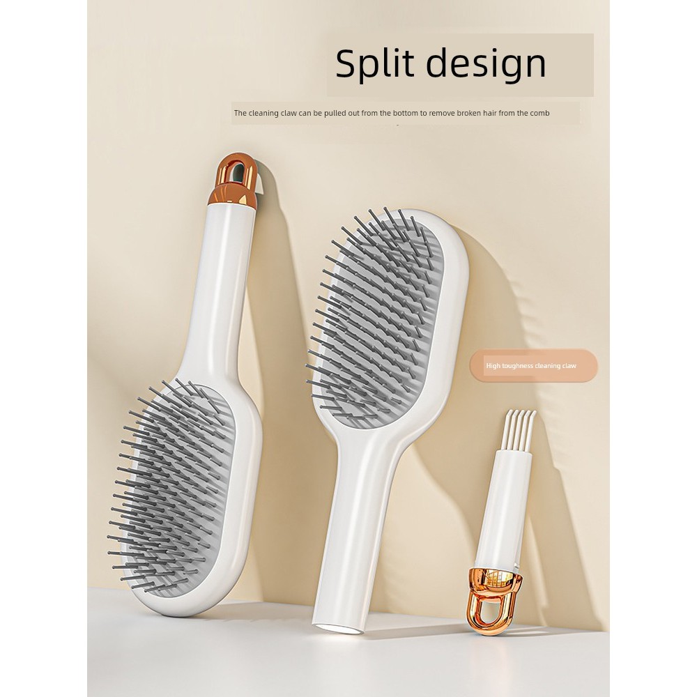 lược gỡ dối mini lược gỡ dối tóc Đệm khí dành cho nữ Lược lông tơ chuyên dụng