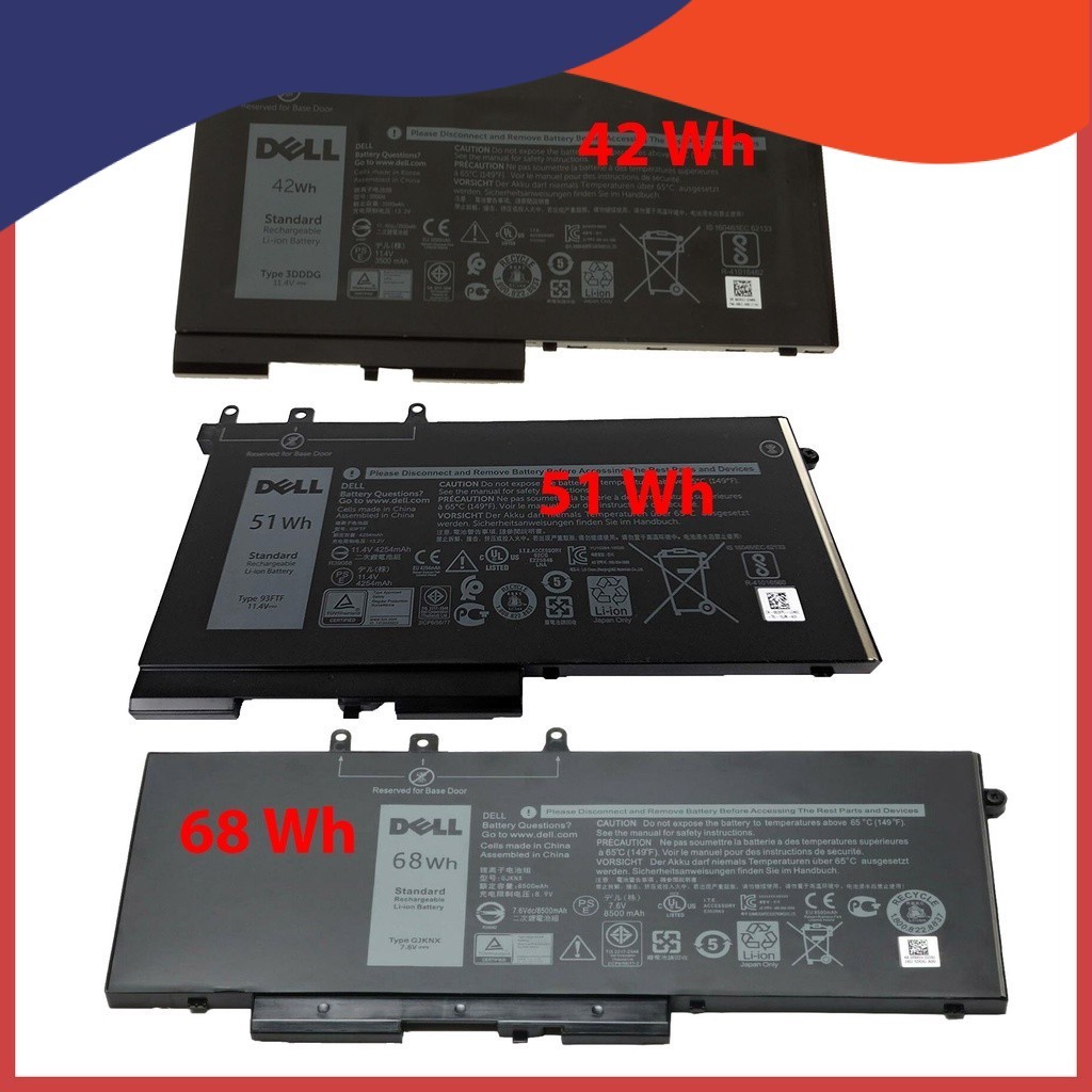 Pin Thay Thế Laptop Dell GD1JP 93FTF