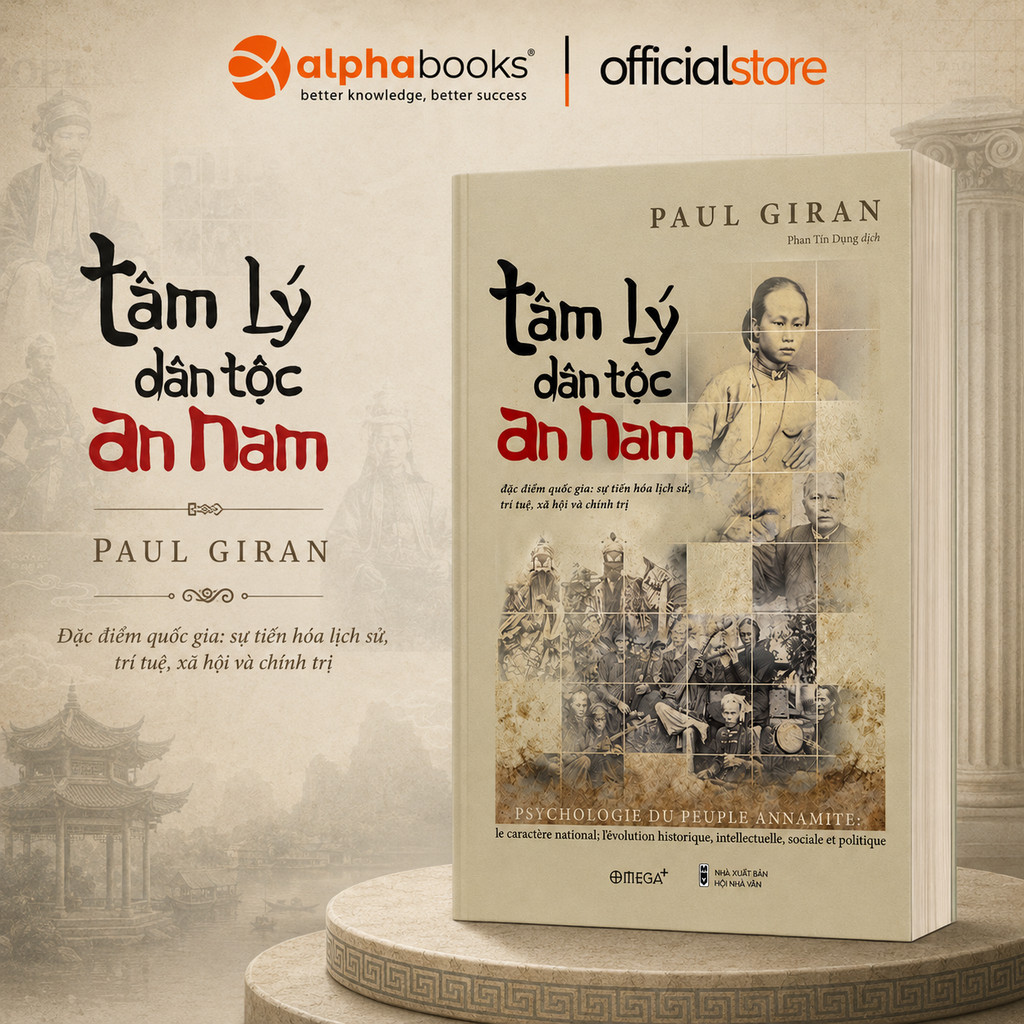 Sách Tâm lý dân tộc An Nam - Paul Giran (Omega Plus)