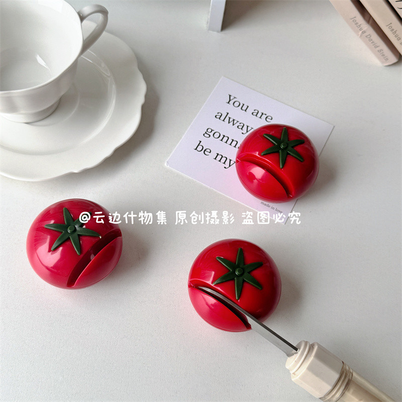 New Product#[94%Positive Rate]Creative Cute Tomato Knife Sharpener Household Knife Sharpening Stone 