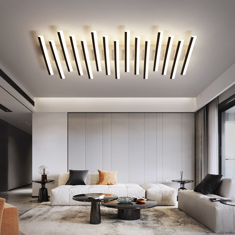 Simple modern high-end living room ceiling lamp. Atmospheric ceiling lamp minimalist style hall main