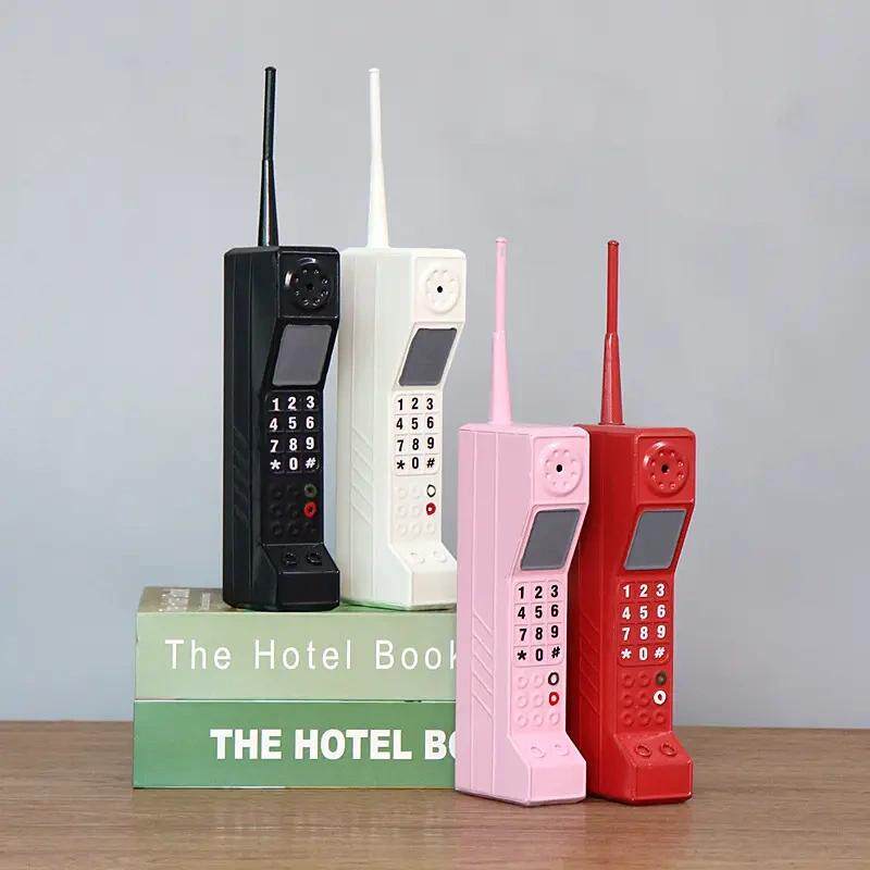 Retro Hoài Cổ Cũ Big Brother 80s Điện Thoại Di Động Mô Hình Mô Phỏng Chụp Ảnh Thể Hiện Cửa Sổ Đạo Cụ