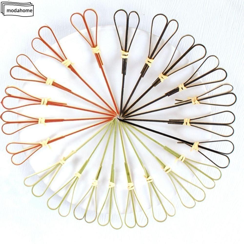 MODAHOME Skewer Sticks Picks, Cocktail Trang Trí 100 Cái / túi Tăm Picks Sticks, Bamboo Eco-friendly