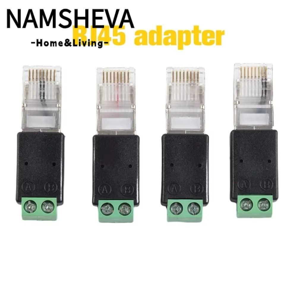 Bộ chuyển đổi NAMSHEVA RJ45 sang RS485, Bộ chuyển đổi đầu nối RJ45 Nam Bộ chuyển đổi đầu cuối RJ45, 