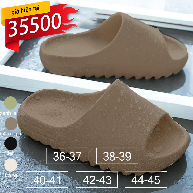 【Khi chọn cần lùi 1 size】Dép cao cấp, dép lê - Dép quai chéo đế bánh mì hở mũi sóng thời trang, giày nữ