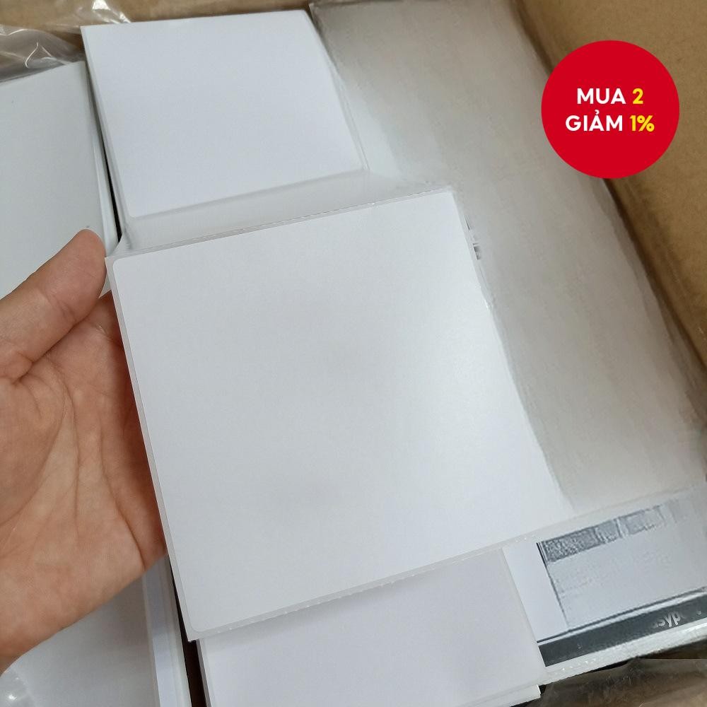 500 chiếc nhãn, bìa, giấy nhiệt, nhãn dán, kích thước: 76x130 mm