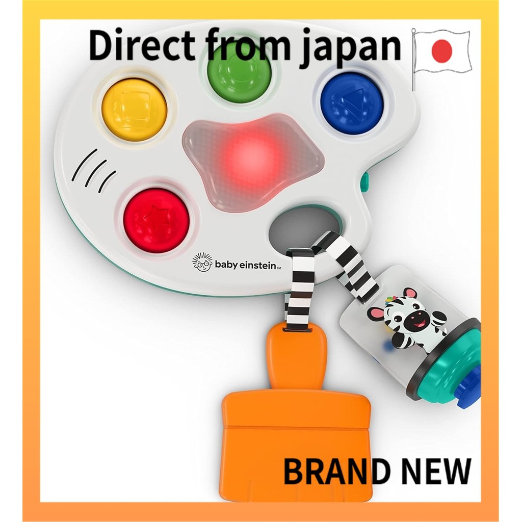 Baby Einstein Color Palette Pop-Up (6 Months and Up) Fingertip Educational Hand Toy Rattle 16710