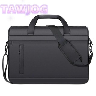  Túi đựng cặp đôi TAWJOG Túi đựng máy tính xách tay doanh nhân 15 Inch Túi xách công sở đeo vai chống nước bằng da nam 