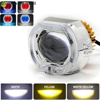 ILLUSION LIMIT DRL Dual Halo Đèn Máy Chiếu Ống Kính DIY Xe Máy Chiếu Sáng Lái Xe Ban Đêm