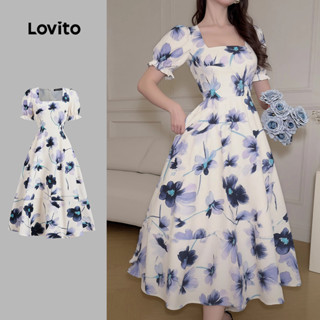  Lovito Váy Dự Tiệc giáng Sinh Thường Ngày Có Khóa Kéo Mùa Xuân hè Dành Cho Nữ L149LD590 