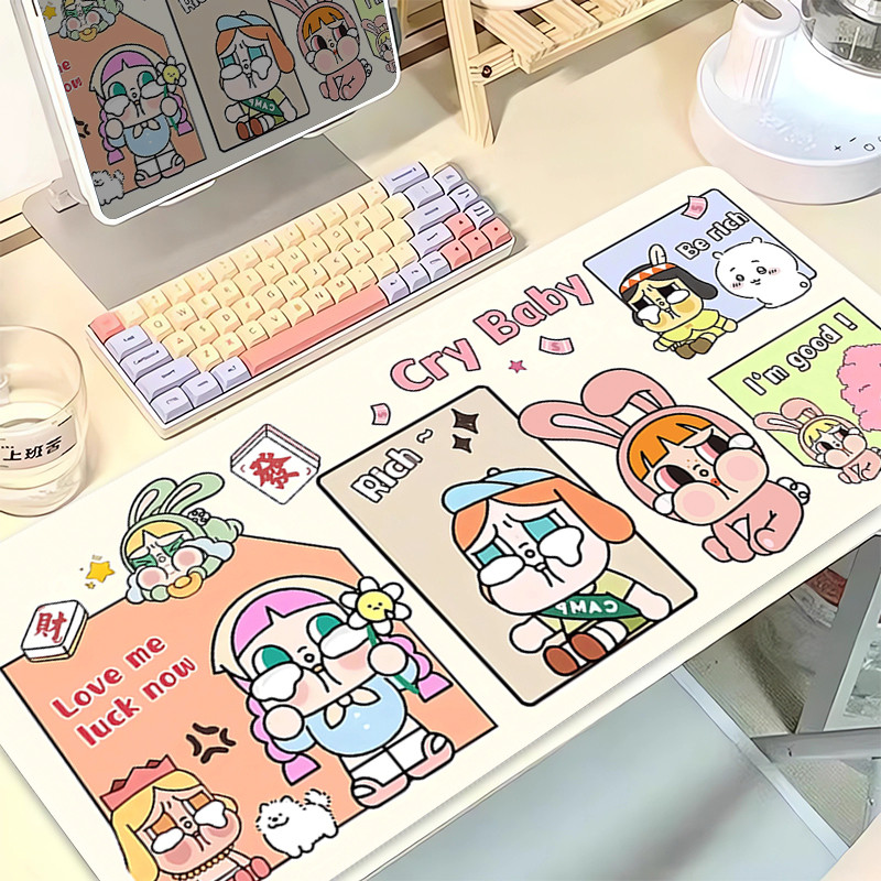 Miếng Lót Chuột Crybaby In HD Miếng Lót Chuột Chống Thấm Nước Miếng Lót Chuột Chơi Game Chống Trơn T