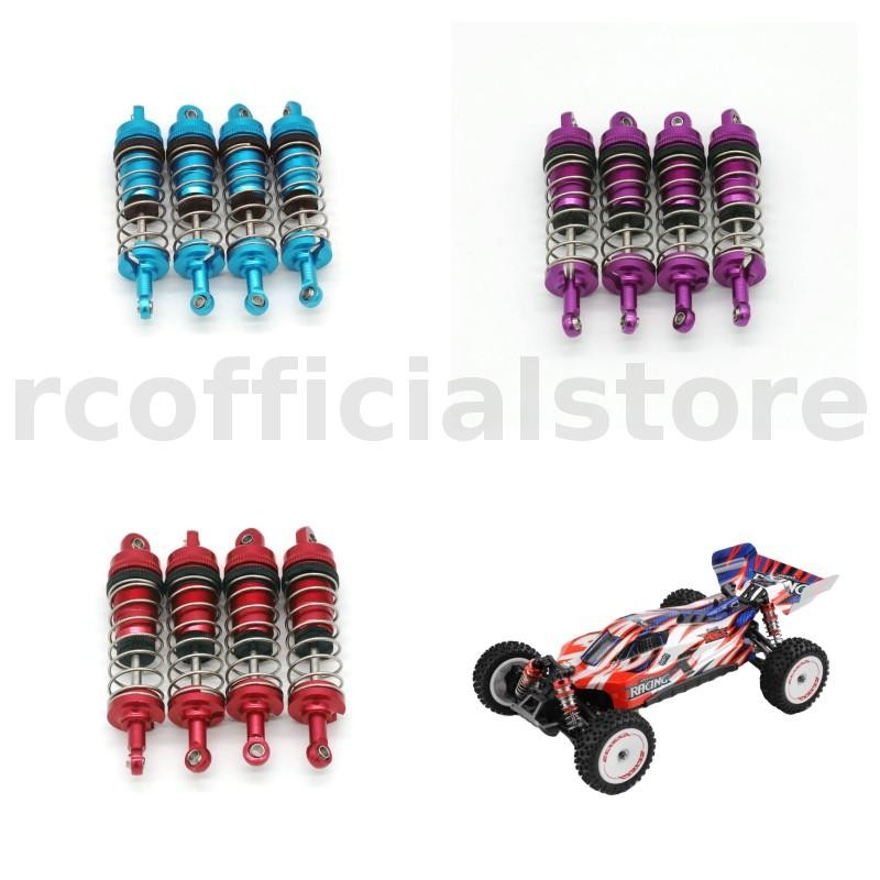 Giảm xóc dầu kim loại nâng cấp cho Wltoys 124008 124010 144001 Phụ tùng ô tô RC