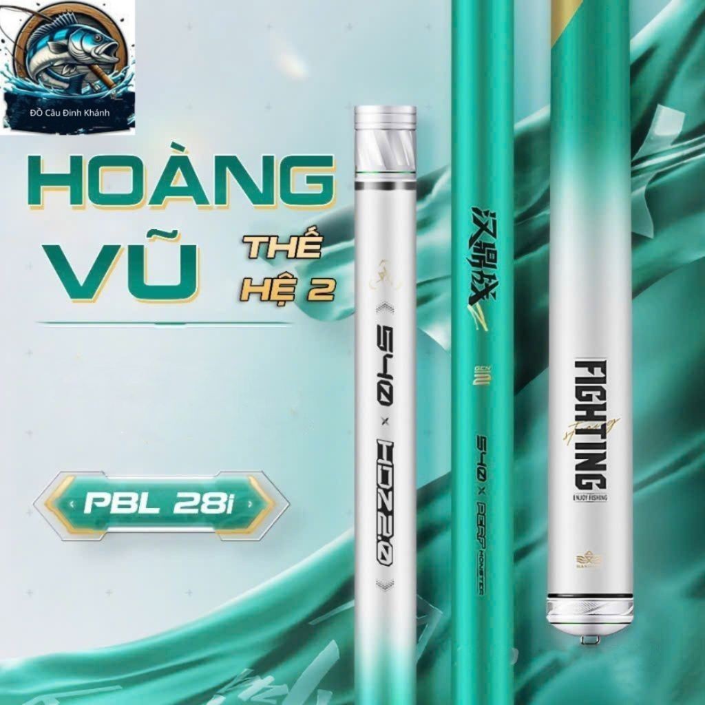 Cần Câu Tay HanDing Hoàng vũ 5H 28i - đủ kích thước