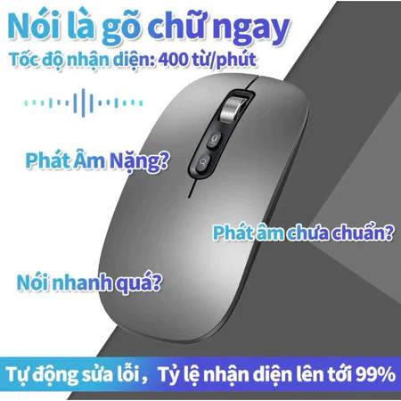 PENDEOLU Chuột AI Thông Minh A7- Bluetooth & 2.4G | Dịch Giọng Nói + Văn Bản | Hỗ Trợ 120 Ngôn Ngữ | Pin Sạc Type-C | BigBuy360 - bigbuy360.vn