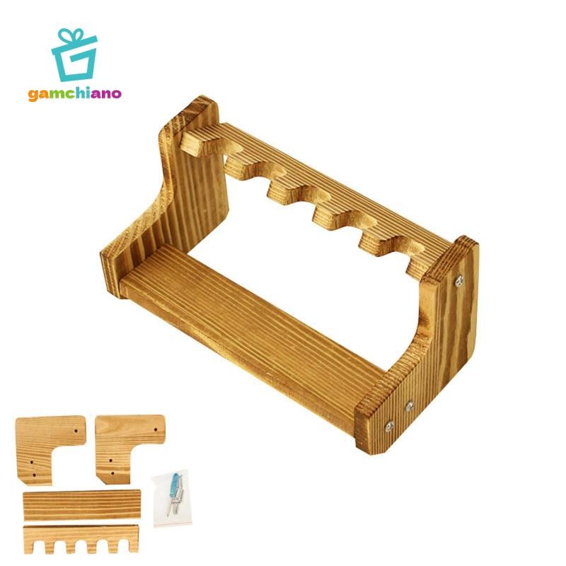 Giá đỡ mô hình súng lục thu nhỏ được làm bằng gỗ, Giá đỡ súng lục nhiều lưới cho