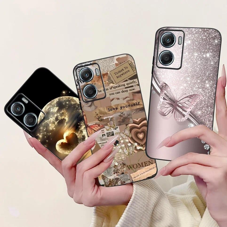 Dành Cho Moto G06 Vỏ Điện Thoại Mềm Mỏng TPU Vỏ Trên Motorola Moto G06 Power G 06 4G Ốp Lưng Hoa San