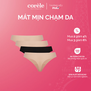 COMBO 4 Quần lót nữ lọt khe mềm mại gợi cảm, không hằn viền - chuẩn an toàn quốc tế OEKO-TEX | CORÈLE 08162B