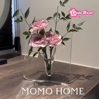  Khung ảnh cắm hoa nghệ thuật để bàn bằng nhựa acrylic lọ hoa độc đáo decor nhà cửa trang trí phòng khách 