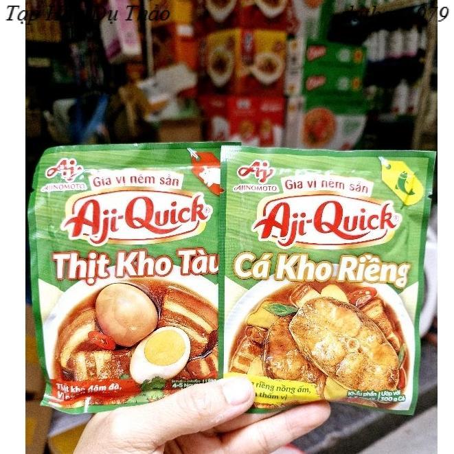 Gia vị nêm sẵn Thịt kho tàu/ Cá Kho Riềng Aji-quick 29g/32g