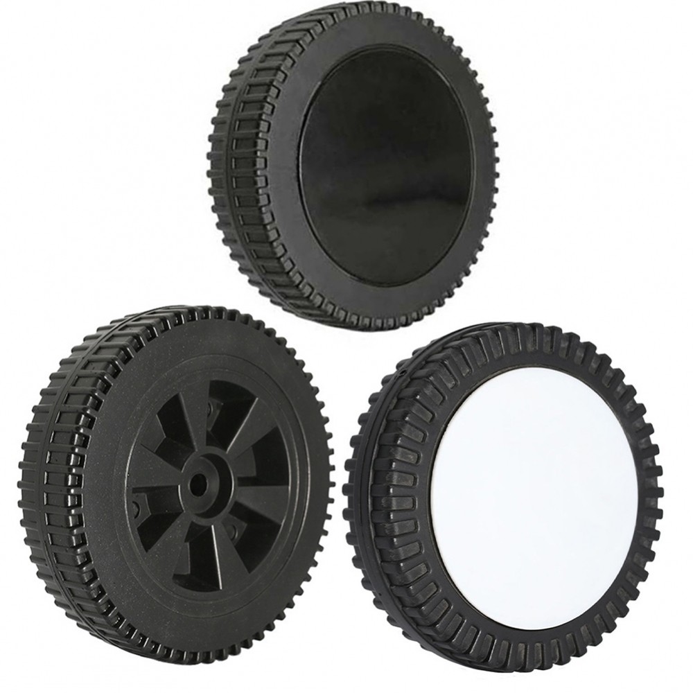 [DOLLDOLL-VN]Grill Wheel 5.98 X 1.57 X 0.41inch Black Long Lasting Useful Won't Fade