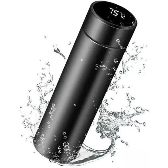 MKYStainlessSteelTemperatureWaterBottleThermos, DoubleWallVacuumThông minhCupwithLCDartDisplayforOff