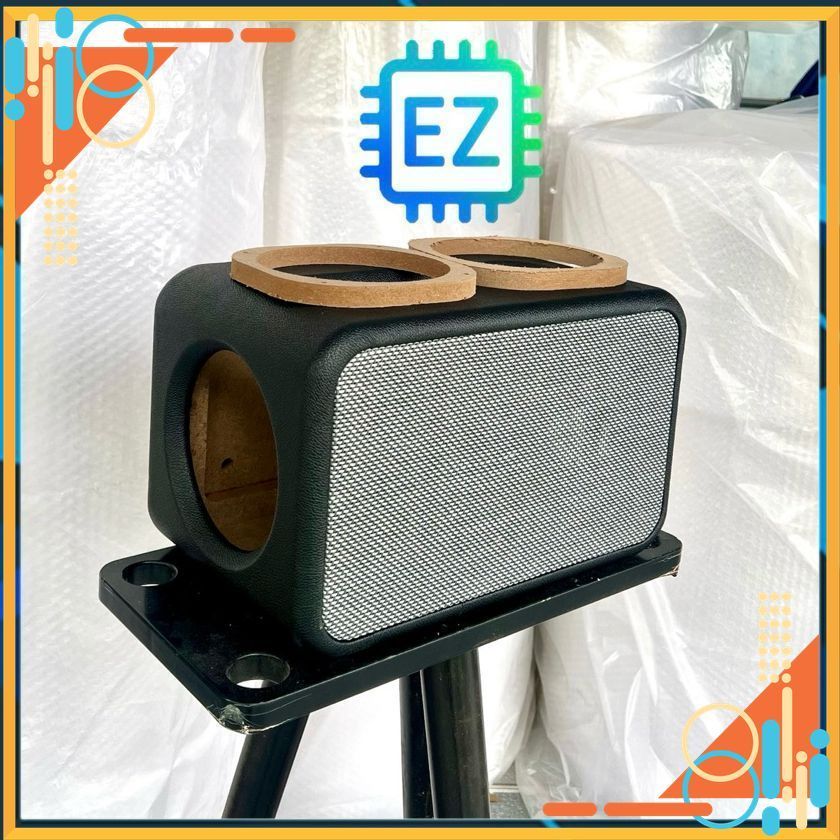 Thùng loa, Box loa, Vỏ loa bo cong Boombox 2 bọc da ecang hoàn thiện