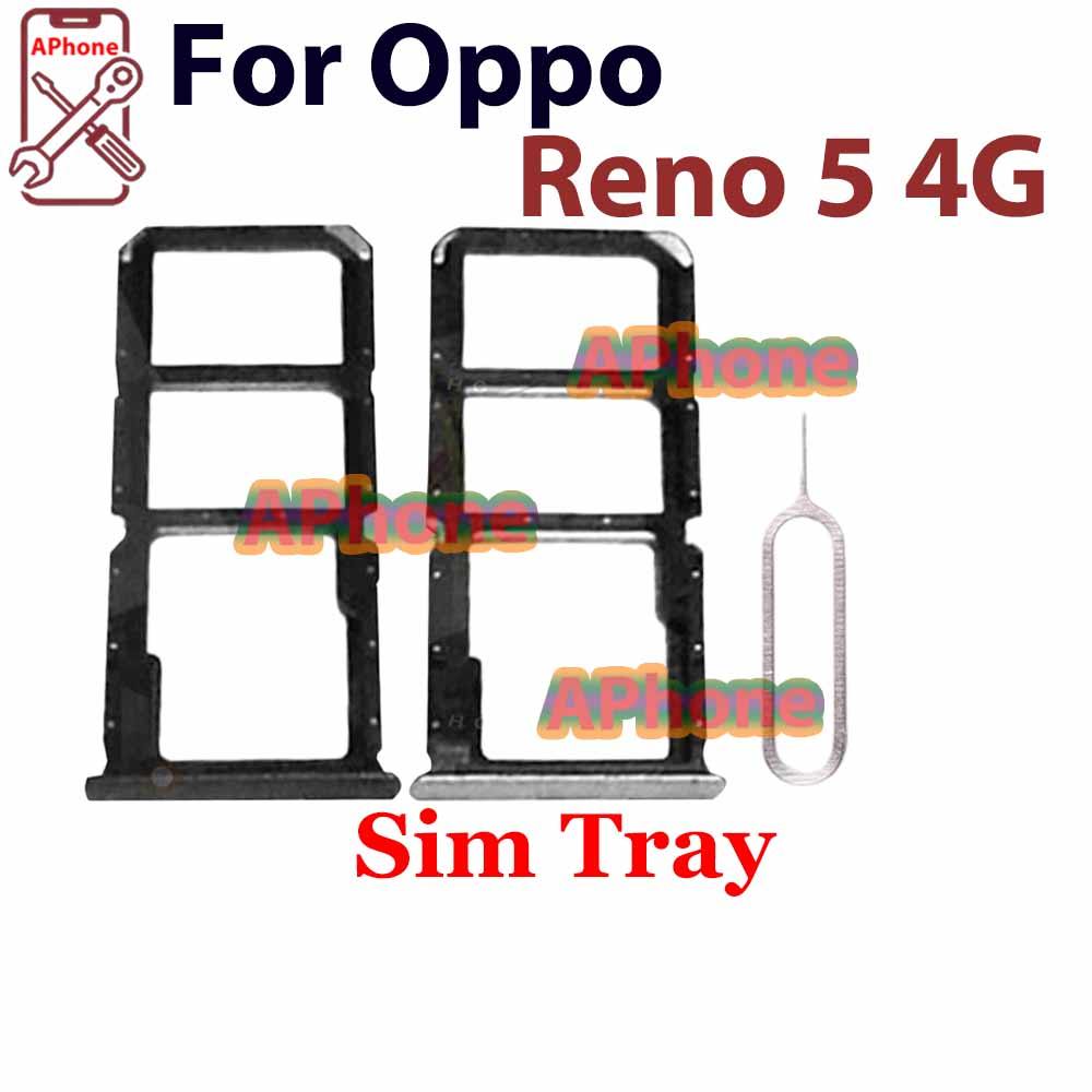 Dành Cho OPPO Reno 5 4G CPH2159 Khe Cắm Khay Đựng Thẻ Sim
