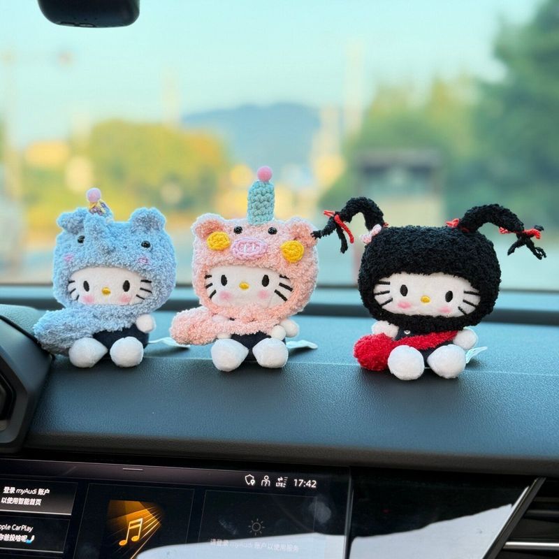 Kitty Kitty Kitty Trang Trí Ô Tô Phong Cách Mới Điều Khiển Trung Tâm Ô Tô Trang Trí Nội Thất Ô Tô Bú