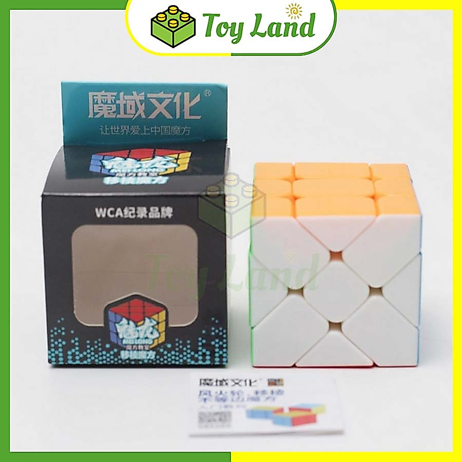 Rubik Fisher Cube MoYu Meilong Stickerless Rubic Biến Thể Fisher Đồ Chơi Lắp Ráp Xếp Hình - Toy Land