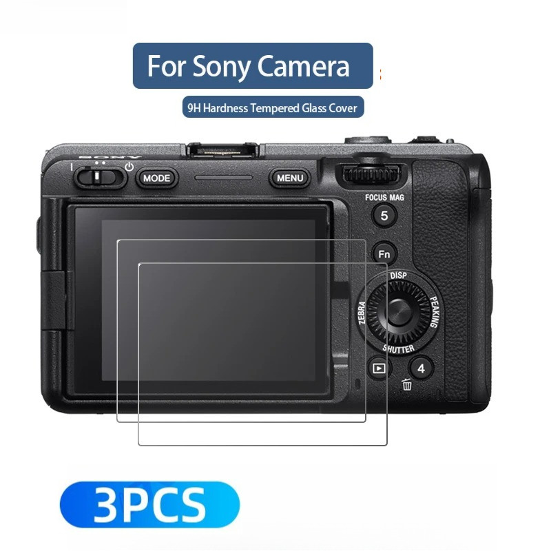 3 Chiếc Dành Cho Sony HX400 FX30B FX30 FX3 Camera LCD HD Kính Bảo Vệ Màn Hình Cho Sony HX350 HX300 H