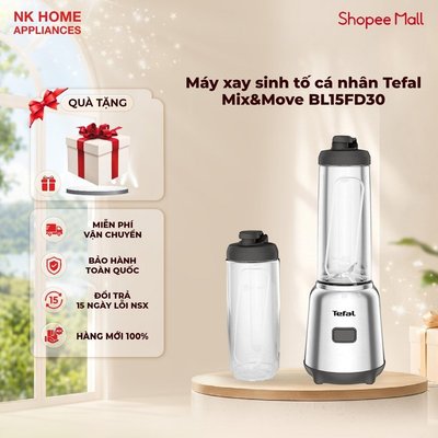 Máy xay sinh tố cá nhân Tefal Mix&Move BL15FD30 - Bảo hành 24 tháng