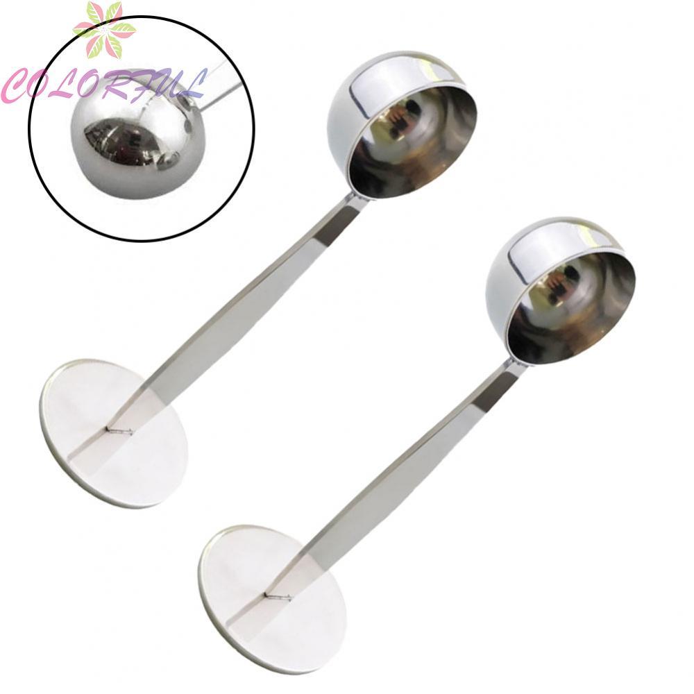 Coffee Spoon Best Gift Espresso Powder Hammer Stainless Steel Sturdy Base