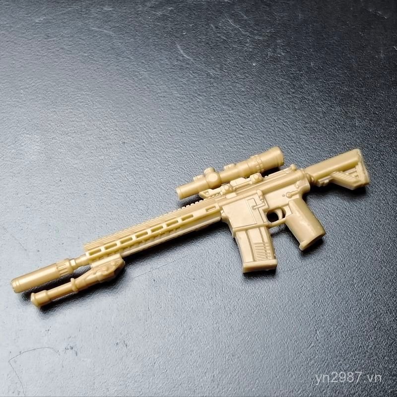 Ru Ruifeng Khối Xây Dựng Bên Thứ Ba Minifigure M110A1 Bước Quân Đội Hoa Kỳ Hòa Bình Ăn Gà SEAL Lực L