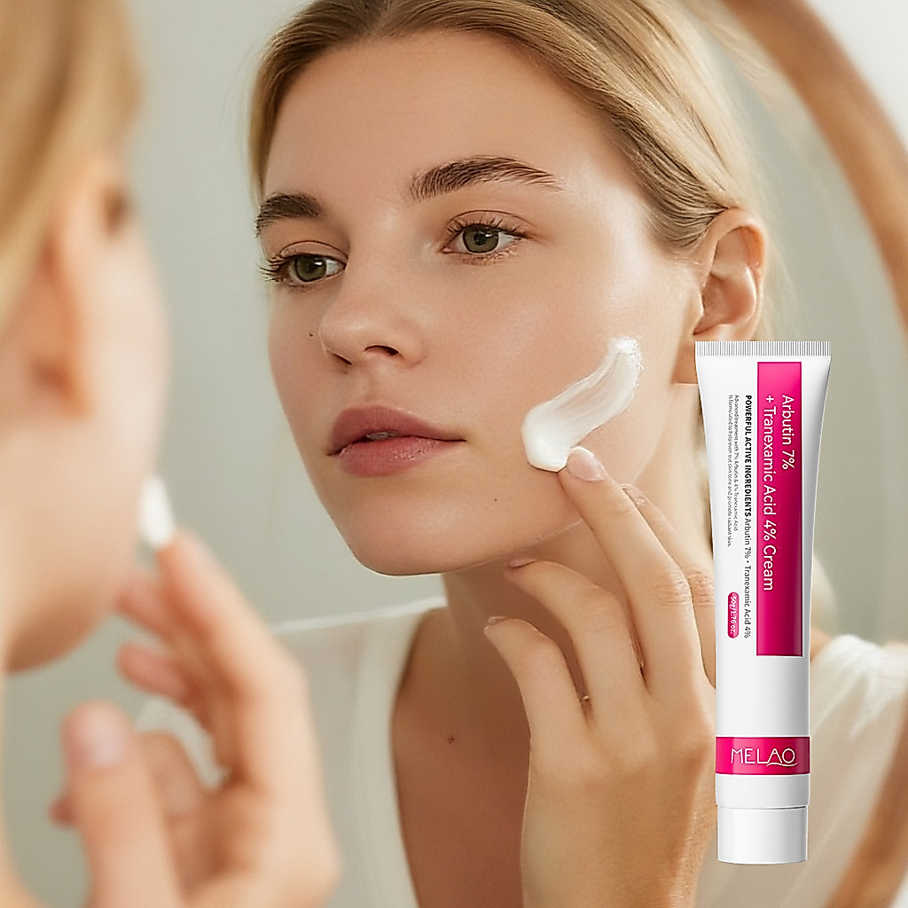 7% Arbutin Tranexamic Acid Cream Làm trắng phai màu Dưỡng ẩm Dưỡng ẩm Arbutin Cream Tube Lotion89892