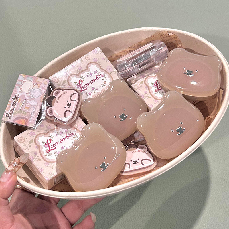 má hồng phấn má hồng Trắng Nở Nước Tím ~ LEEMBER LEEMBER LEEMBER Floral Series Water Gloss Blush Cre