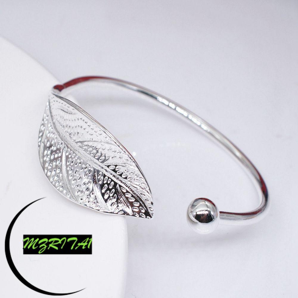 MARITA1 Cuff Bangle Nữ Pha Lê Thanh Lịch Bạc 925
