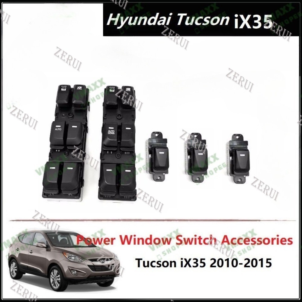 ZR Dành Cho Xe Hyundai Tucson Ix35 Công Tắc Điều Khiển Cửa Sổ Điện Kính Nâng Nút Cho Xe Hyundai Tucs