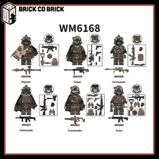 Lính Swat Đặc Nhiệm Tinh Nhuệ Mô Hình Lính Thế Chiến Mô hình Nhân Vật Lính Swat Quân đội WM6168