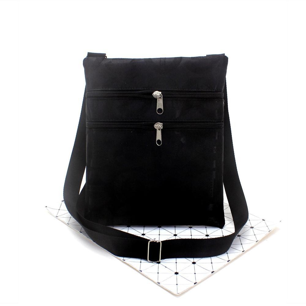 Túi đựng bưu phí cổ điển đơn giản một vai chéo Túi đeo chéo cổ điển đơn giản đơn giản một vai Túi chéo nam nữ Cặp đôi Túi vuông nhỏ Du lịch Túi in ba chiều Túi Messenger 0907