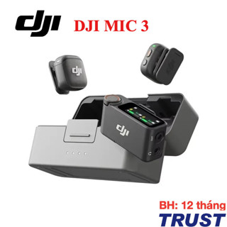 DJI Mic 3- Micro thu âm- Hàng Chính Hãng