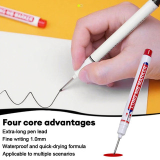 Bút đánh dấu đầu dài lỗ sâu gốc dầu dùng cho đồ gỗ khoan gạch men chống thấm nước