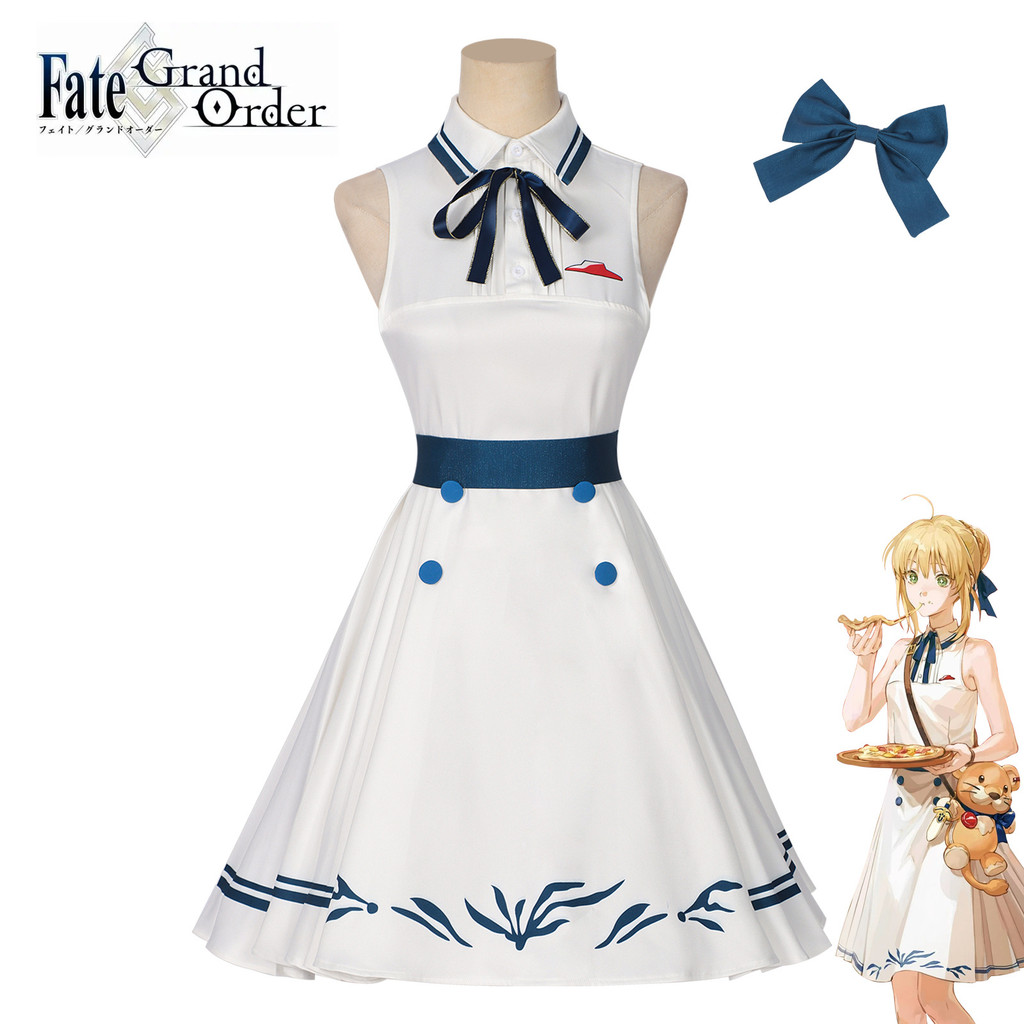Saber Pizzahut X Destiny - Phục Vụ cosplay cho game FGO