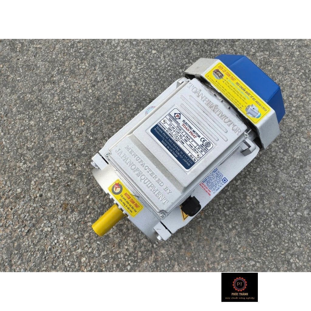 MOTOR ĐỘNG CƠ ĐIỆN 1 PHA 220V TOÀN PHÁT 3,5KW( 5HP ) TUA CHẬM tốc 1400V/P, DÂY ĐỒNG 100%.