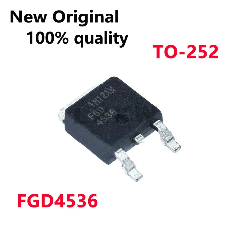 10 / Chiếc Mới Chính Hãng FGD4536 FGD4536TM TO-252 Tinh Thể Lỏng Hiệu Ứng Trường Ống MOS Còn Hàng